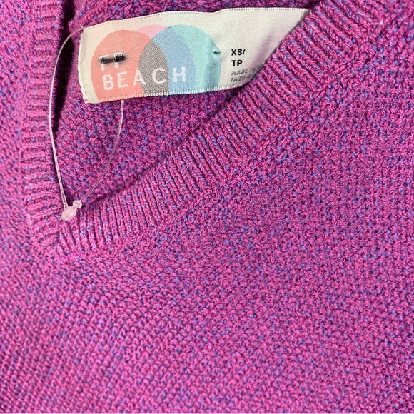 Free People Beach Keiran Knit Tie Shoulder Sweater Tank Size XS - Picture 7 of 8